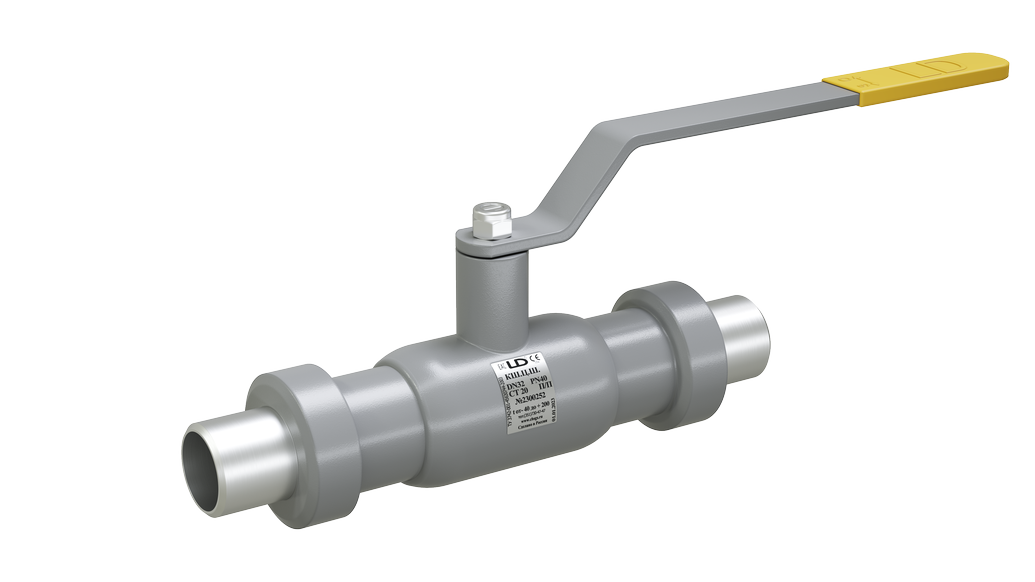 Кран шаровый LD КШЦШ из стали 20 Ду32 Ру4,0МПа полнопроходной