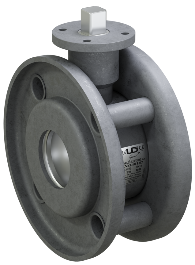 Кран шаровый LD Стриж 100.016.Н/П.02.Zn под электропривод