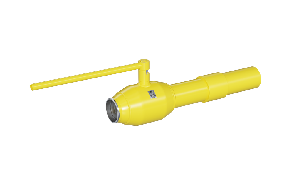 Кран шаровый LD КШЦПИ Gas 050.016.П/П.02. из стали 20 Ду50 Ру1,6МПа