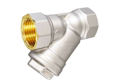 Фильтр косой латунный LD Pride 57.25.В-В Ду25 Ру40 в упаковке