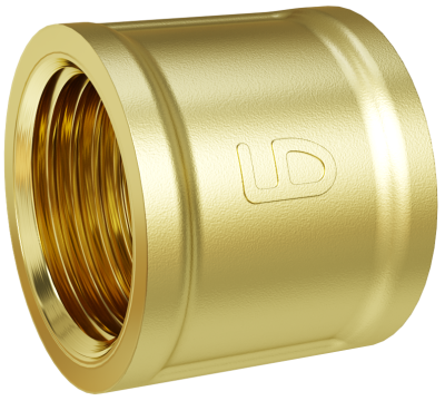 Муфта LD Pride DN32 (1 1/4") ВР латунь (12)