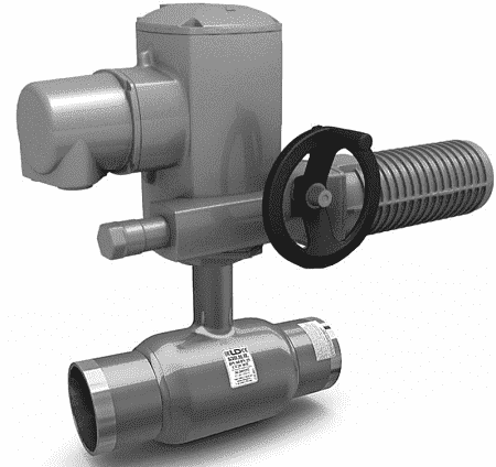 Кран стальной LD сварка-сварка под привод КШ.Ц.П.Х.700/600.025.Н/П.02 DN700 PN25