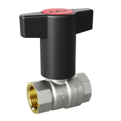 Кран шаровой латунный LD Pride 47.15.В-В.ТР Ду 15 Ру 40 Т-рукоятка