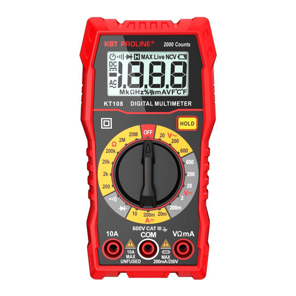 KT 108 серия PROLINE КВТ KT 108 серия PROLINE Мультиметр цифровой