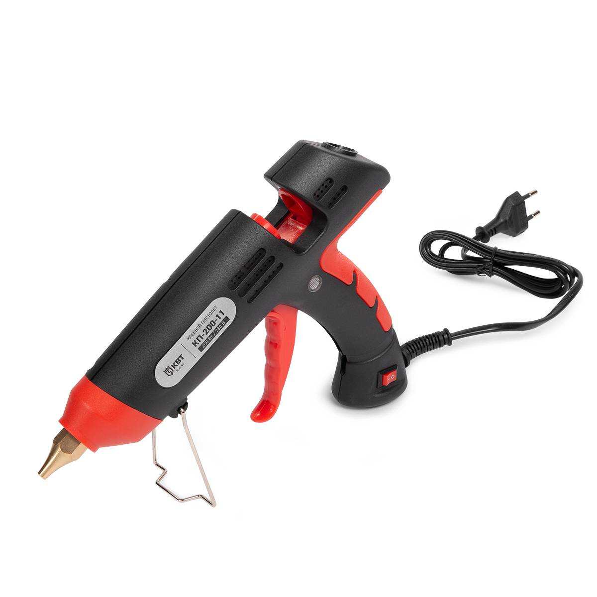 КП-200-11 серия ПРОФИ КВТ КП-200-11 серия ПРОФИ Пистолет клеевой 200 Вт с диаметром стержня 11 мм