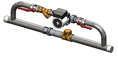 Насосный узел Zota горизонтальный 25-60/40
