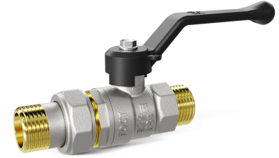 Кран шаровой латунный LD Pride 47.15.Н-ГШ.Р Ду 15 Ру 40 рычаг