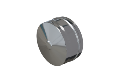 Заглушка внешняя д/трубы (430/0,5 мм) Ф130 (нижняя)