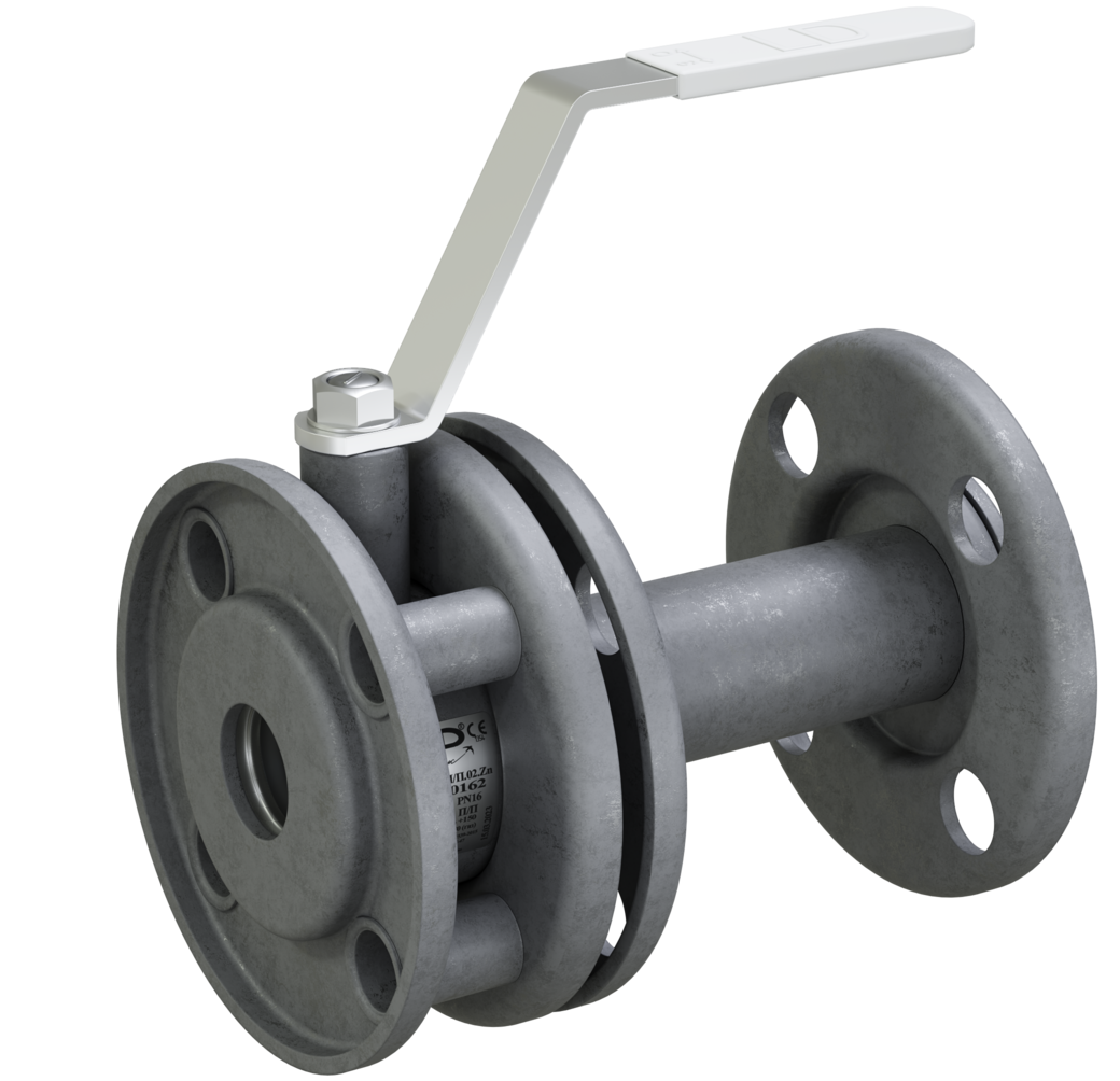 Кран шаровый LD Стриж 032.016.П/П.02.Zn под задвижку