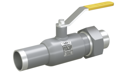 Кран шаровый LD КШЦК из стали 20 Ду65 Ру2,5МПа полнопроходной (приварка/штуцер)