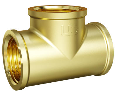 Тройник LD Pride DN50 (2") ВР/ВР/ВР латунь (2)