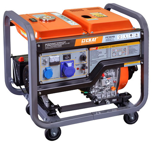 Установка генераторная дизельная УГД-4500E РЕЗЕРВ