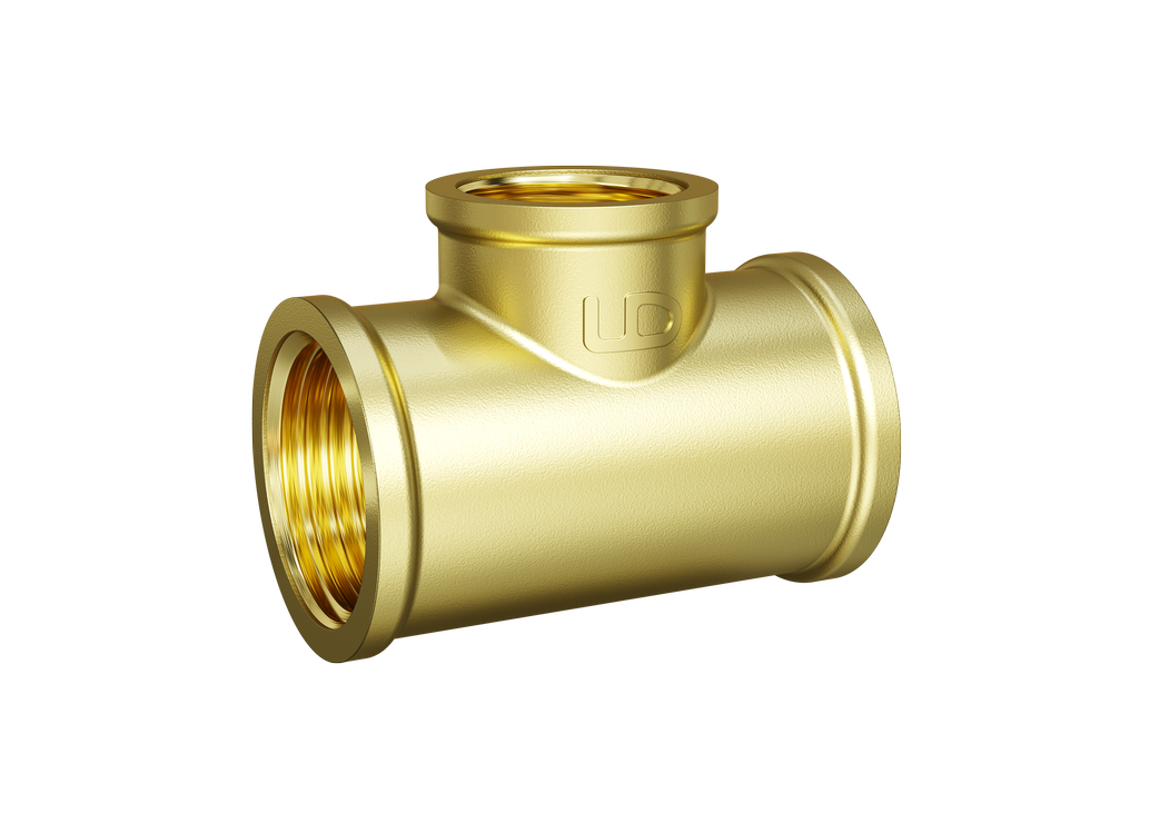 Тройник LD Pride DN25 (1") ВР/ВР/ВР латунь с биркой