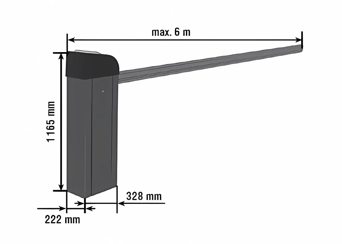 Шлагбаум автоматический «DOORHAN» BARRIER-PRO-5000