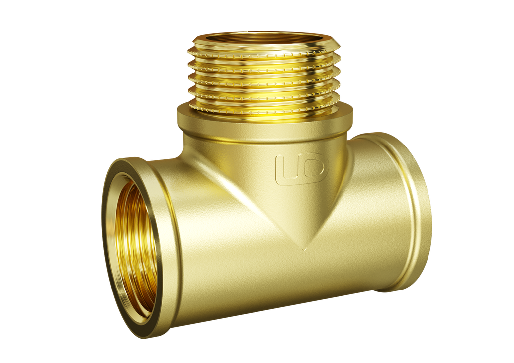 Тройник LD Pride DN20 (3/4") ВР/НР/ВР латунь с биркой