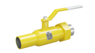 Кран шаровый LD КШЦК Gas 020.040.Н/П.02. (приварка/штуцер) из стали 20 Ду20 Ру4,0МПа