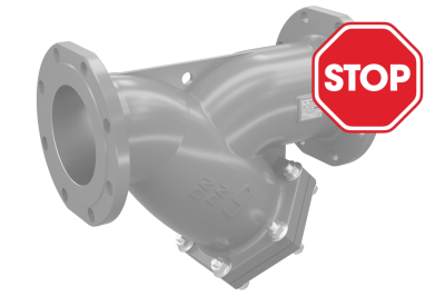 (СНЯТО С ПРОИЗВОДСТВА) Фильтр сетчатый фланцевый LD ФСФ У-образный чугунный DN 80 PN 16