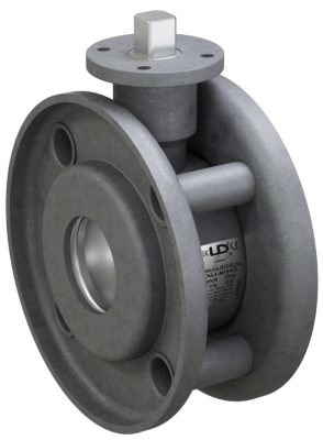 Кран шаровый LD Стриж 080.016.Н/П.02.Zn под электропривод