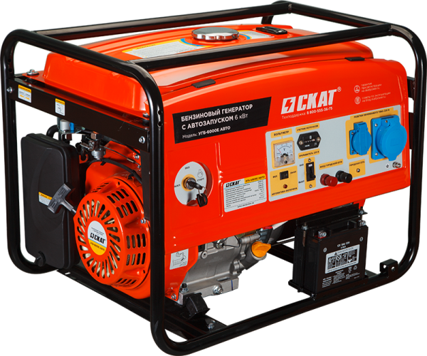Установка генераторная бензиновая УГБ-6000Е/АВТО
