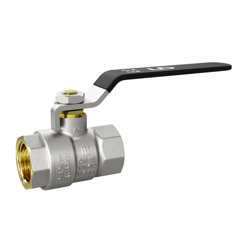 Кран шаровой латунный LD Pride 47.20.В-В.Р Ду 20 Ру 40 рычаг стальной с биркой