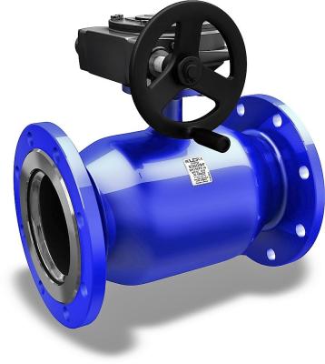 Кран шаровый LD КШЦФР Energy из стали 09Г2С Ду350/300 Ру1,6МПа с редуктором