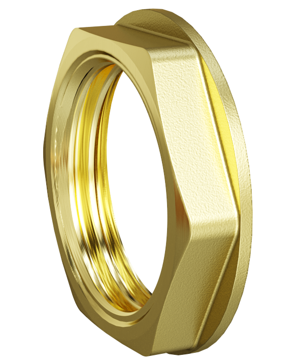 Контргайка LD Pride DN40 (1 1/2") латунь