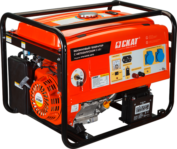 Установка генераторная бензиновая УГБ-5000Е/АВТО