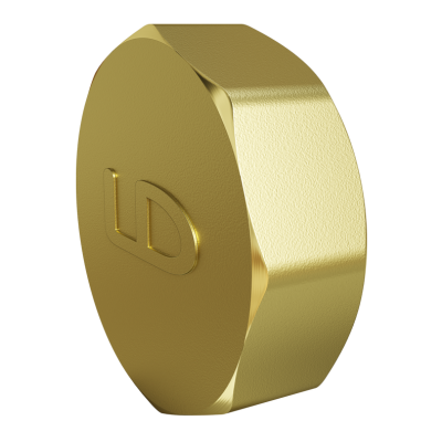 Заглушка LD Pride (на трубу) DN32 (1 1/4") ВР латунь