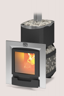 Печь для бани Теплодар Русь-сетка 12 Л Панорама