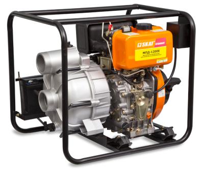 Мотопомпа дизельная МПД-1200Е РЕЗЕРВ (без электростартера и АКБ, грязная вода, 3 дюйма)