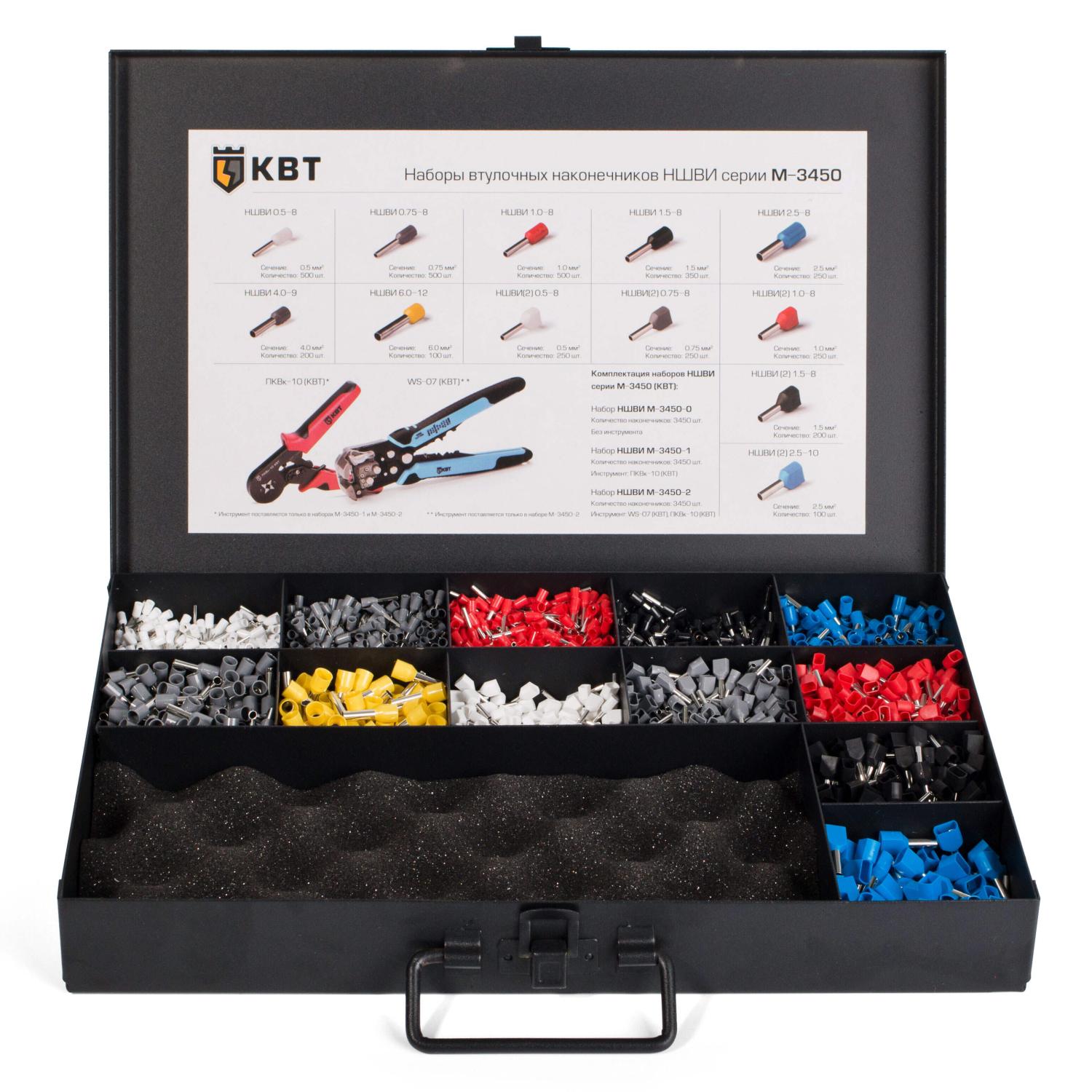 М-3450-0 КВТ М-3450-0 Набор втулочных наконечников