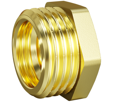 Футорка LD Pride DN50х40 (2"НР х 1 1/2" ВР) латунь (18)