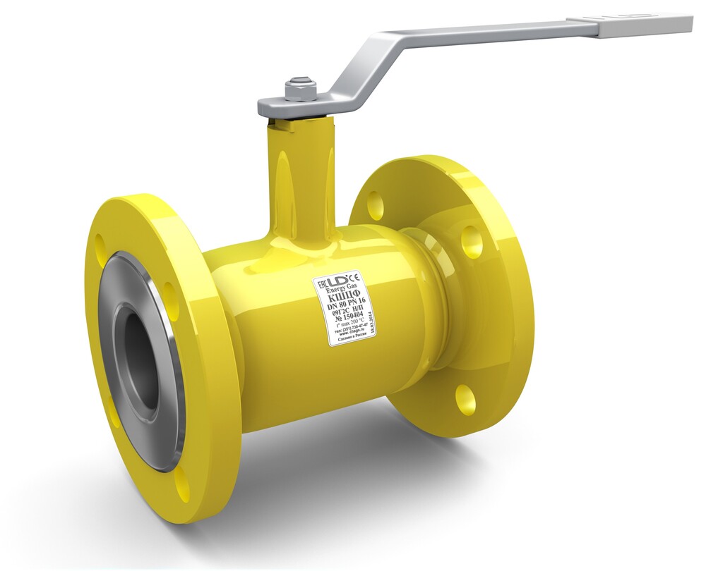 Кран шаровый LD КШЦФ Gas 080/070.025.Н/П.02. из стали 20 Ду80/70 Ру2,5МПа