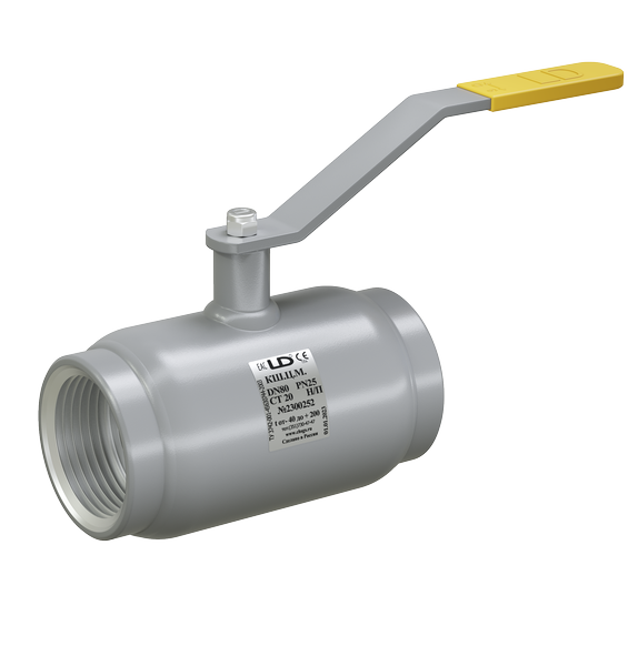 Кран шаровый LD КШЦМ из стали 20 Ду50 Ру4,0МПа полнопроходной