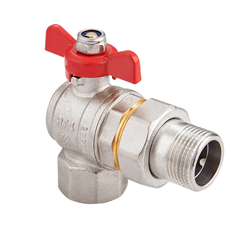 Кран-американка угловой MVI 3/4" вн.-нар. бабочка