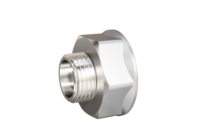 Переход LD Pride DN50х40 (2"ВР х 1 1/2"НР) латунь никель с биркой