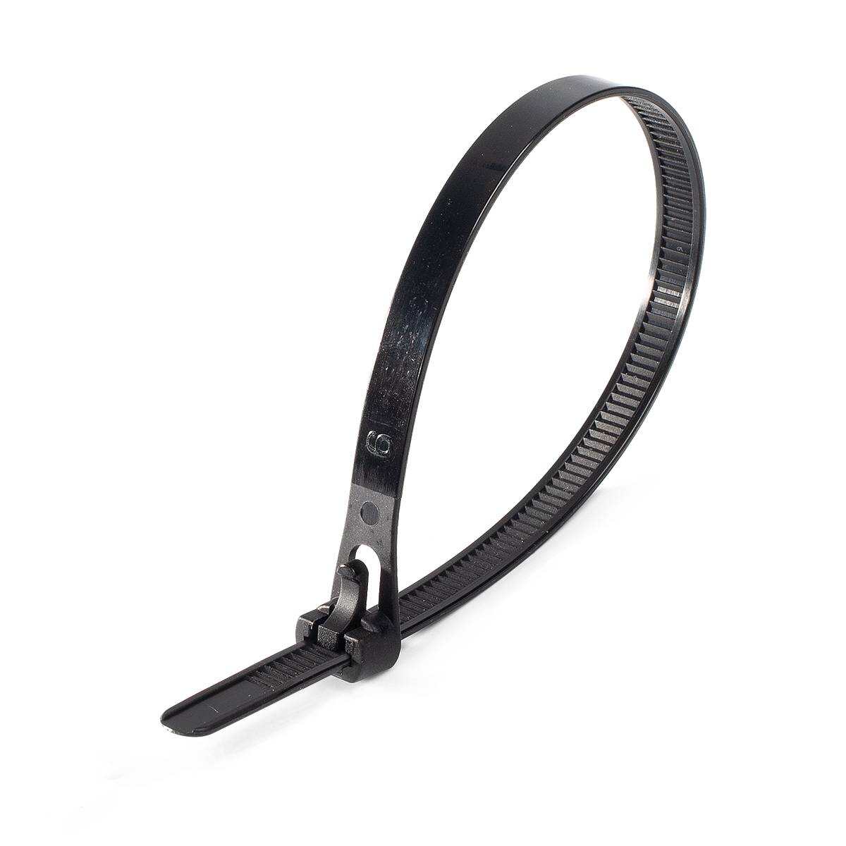 КСР 7.5x300 (черн) (100шт) Fortisflex КСР 7.5x300 (черн) (100шт) Стяжка нейлоновая