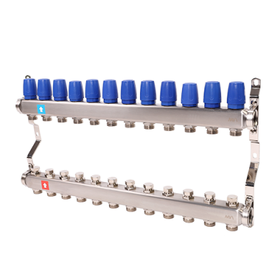Коллектор без расходомеров, 12 выходов