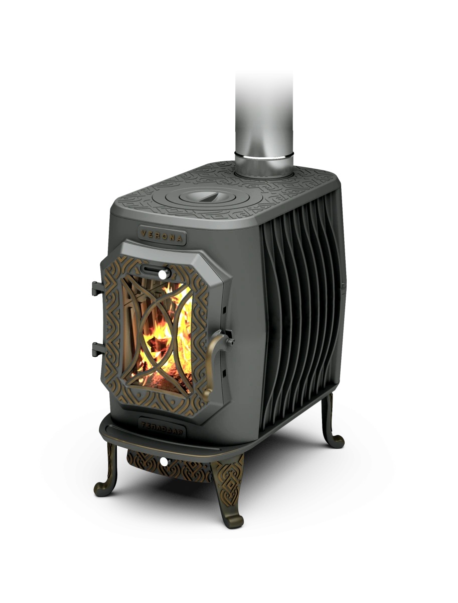 Отопительная печь-камин VERONA-200 Gold