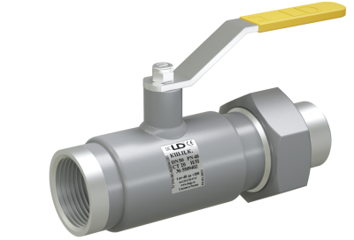 Кран шаровый LD КШЦК из стали 20 Ду40 Ру4,0МПа (муфта/штуцер)