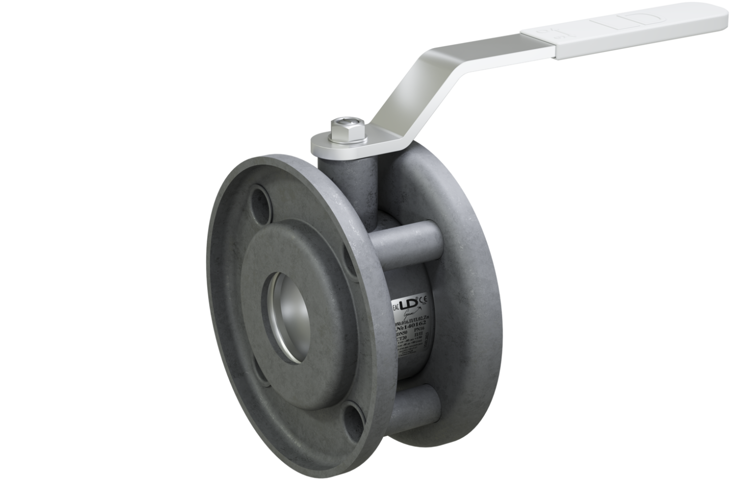 Кран шаровый LD Стриж 080.016.Н/П.02.Zn