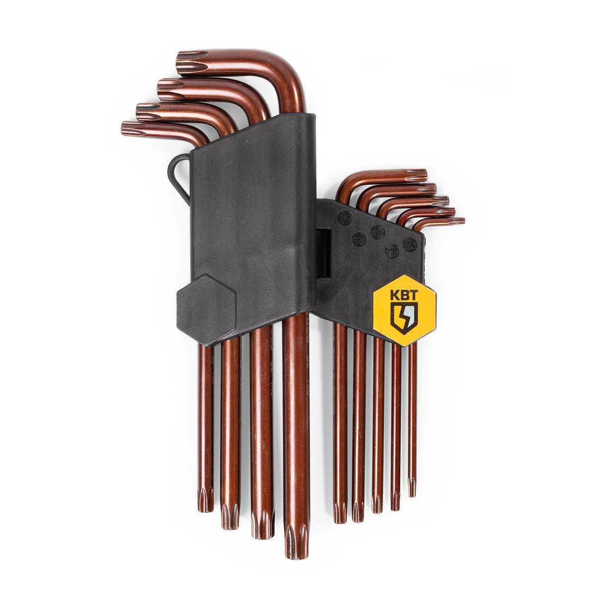Набор ключей TORX КТ-9-S2 (Т10-Т50) серия KBT-PROFESSIONAL