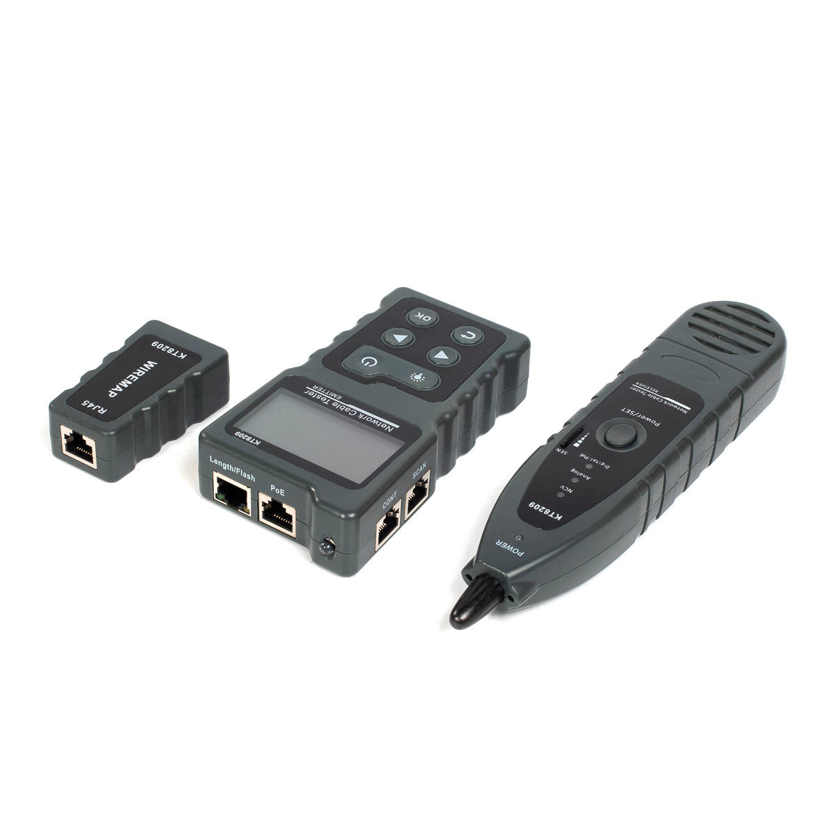 LAN-тестер витой пары с РоЕ KT 8209 серия PROLINE