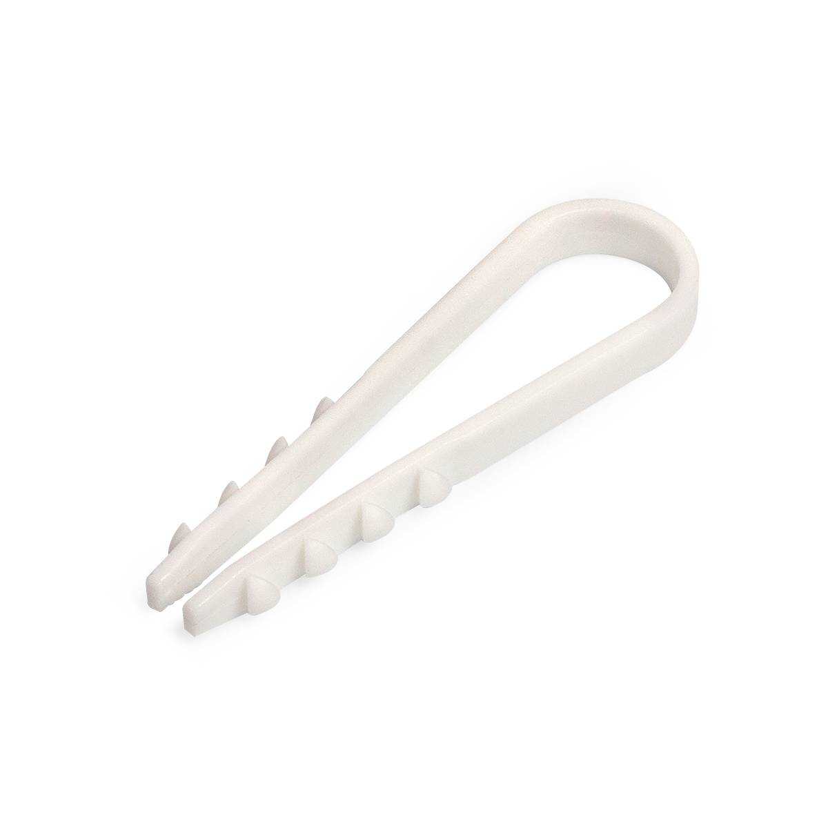 Дюбель-хомут ДХ 19–25 (бел) (100шт)