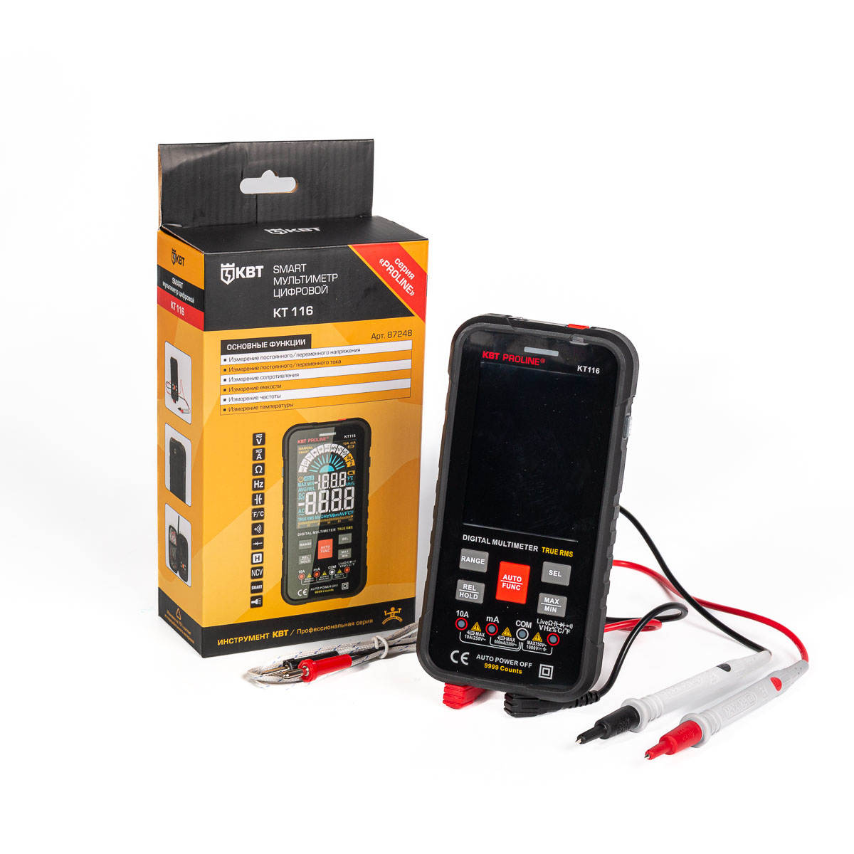Мультиметр цифровой KT 116 серия PROLINE