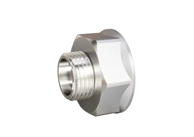 Переход LD Pride DN20х15 (3/4"ВР х 1/2"НР) латунь никель с биркой и хомутом