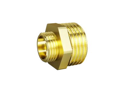 Ниппель переходной LD Pride DN25х15 (1"НР х 1/2"НР) латунь с биркой