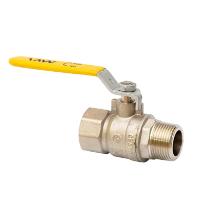 Кран Газовый MVI 1/2"внутренняя-наружная, ручка рычаг