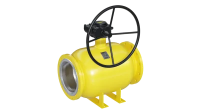 Кран шаровой LD КШЦФ Р Gas 150,025.П/П.02. из стали 20 Ду150 Ру2,5МПа с редуктором
