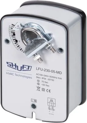 Электропривод с возвратной пружиной SHUFT LFU-230-05-MD